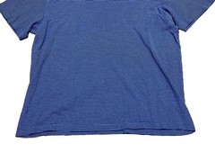 Vintage Polo Ralph Lauren T-Shirt Mens L Blue Striped Short Sleeve Cotton 90s