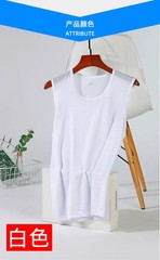 Men’s Vests Casual Male U Collor Sleeveless Breathable Thin Loose Hollow Out.