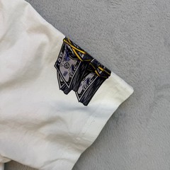 Eternity BC AD T Shirt Mens Medium Cream Cash Rules Money Graphic Streetwear Tee