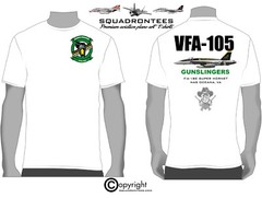 VFA-105 F/A-18 Squadron T-Shirt D5, USN Licensed Product