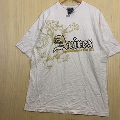 Vintage Avirex Shirt Adult Extra Large White Short Sleeve Men’s Pullover Graphic