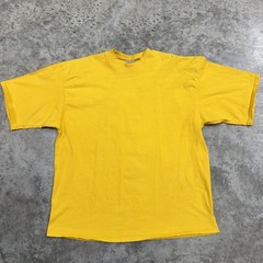 Vintage Pluma Shirt Mens Extra Large Yellow Heavyweight Made in USA 90s Crewneck