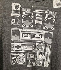 Boom Boxes Hip Hop Rap Swag Tank Top Size Large Slim Fit Nwt