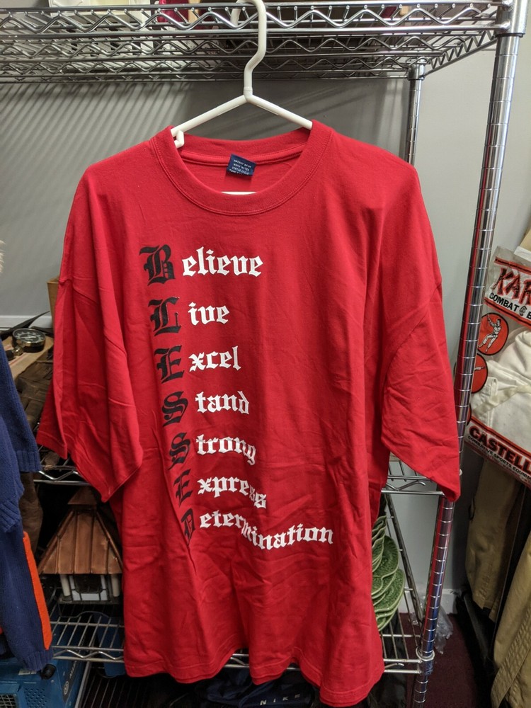 Vintage Busta Rhymes Flipmode T-Shirt Rap Tee red 3XL New Blessed citylab