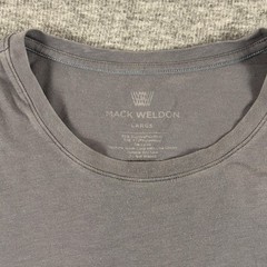 Mack Weldon Shirt Mens Large Gray Crew Neck Short Sleeve Soft Casual Tee