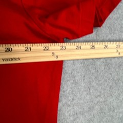 Polo Ralph Lauren Large Red V Neck Navy Pony Casual Basic