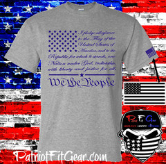 t shirt,Pledge Of Allegiance,We The People,Dont Tread On Me,USA,Molon Labe
