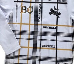Men’s Long Sleeve Bucheli T Shirt,Italian Style,Cotton,Stretch S to XL….A11.A