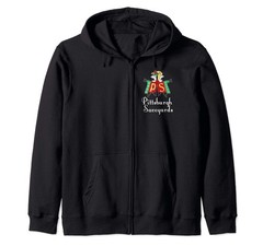 Logo Pocket & Back Zip Hoodie