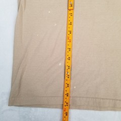 Narriochy Beige NARROCHY Logo Graphic T-Shirt Men’s Size Large Classic Casual