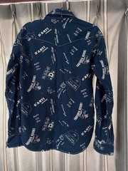 Studio D’Artisan L Allover Pattern Shirt Men JPN Exclusive Rare Denim Craft Mode