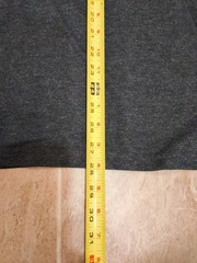 Men’s Peter Millar Shirt Skyline Graphic NC 2001 Logo Gray Long Sleeve Sz L