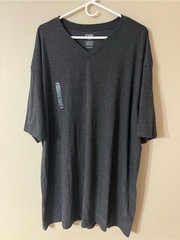 CSG Basic Vneck Short Sleeve Tee Grey