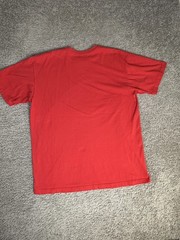Oakley Shirt Mens XL Red Eagle Graphic Crew Neck Cotton Logo Short Sleevea