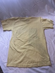 American Apparel Men’s Yellow Swedish Graphic Print Crew Neck Tee Shirt S