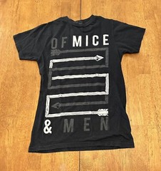 Of Mice And Men Band T-Shirt Small 2010-2013