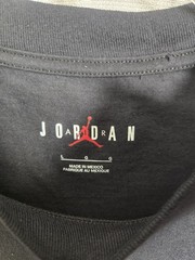 Nike Air Jordan AJ3 T-shirt Large Men Black Pure Money Logo Crewneck Graphic Tee