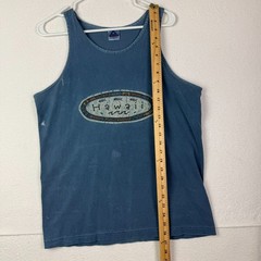 Hawaii Tank Top Shirt Mens Medium Alstyle Apparel Activewear Blue