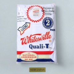 WHITESVILLE 2-PACK T-SHIRT WV73544 White Black Toyo Enterprise MADE IN JAPAN