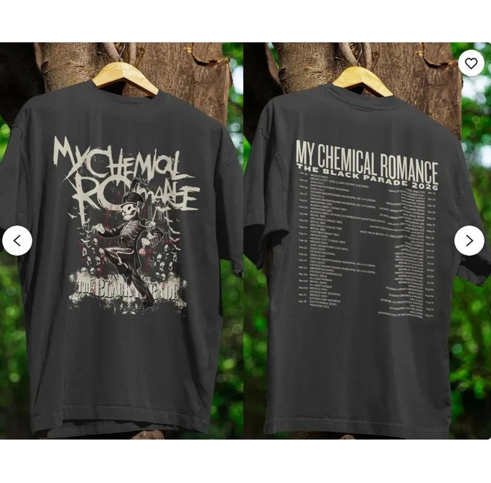 SALE!!My Chemical Romance The Black Parade Tour 2026 T Shirt
