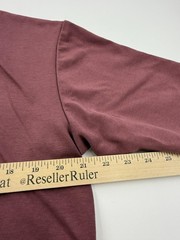 Uniqlo U Shirt Mens Medium Purple AIRism Relaxed Fit Cotton Tee Lightweight