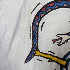 Vintage Mambo Shirt Mens XL White 90s Australia Violent Hens Band Tee Parody