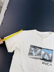 RVCA Men’s White T-Shirt Regular Fit Mens Size Medium Balance Of Opposites