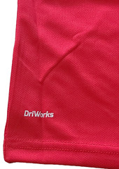 ATHLETIC WORKS Mens T-Shirt SIZE 3XL (54-56) DriWorks Short Sleeve Red