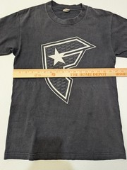 Famous Stars & Straps black graphic t-shirt, brand’s iconic “F” logo Size S