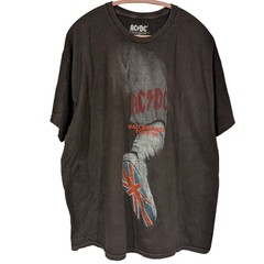 ACDC Ballbreaker Tour 96 Graphic T Shirt Black L G Oversized Rock Concert Tee