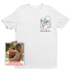 Custom Photo Mom & Kids Unisex T-shirt | Mother’s Day Gifts for Mom