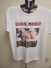 DEANE V HOYLE WHITE MEN CAN’T JUMP BASKETBALL VIDEO GAME PARODY SHIRT Unisex Tee