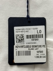 Louis Vuitton White Monogram Pocket T-Shirt