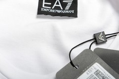 Emporio Armani white Men’s T-Shirt Round Neck, size M*L*XL*2XL*3XL ,Stripe logo