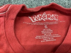 Pokemon Shirt Mens Small Red Trainer Tye die Poke Ball T