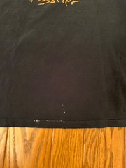 vtg 90s distressed single stitch Umbro soccer tshirt. made in use. xl