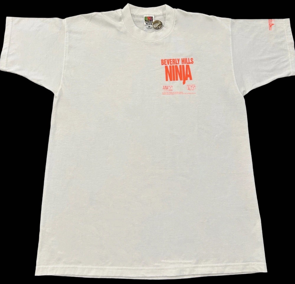 Vintage 1997 Beverly Hills Ninja Rare Movie Promo T-Shirt Size XL 90s Film Tee