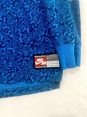 Nike Air Retro Pivot Men’s T-Shirt Long Sleeve Cyan Camo “1982” Small