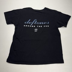 Deftones Around the Fur 25 Year Anniversary Graphic Mens Shirt L Black Gildan
