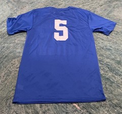 BADGER SPORT Men’s Jasper High School Bears #5 Shirt Sz. M BLUE NEW 76619