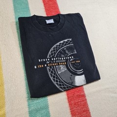 Vintage 1990s Bruce Springsteen & The E Street Band 1999 Tour Shirt XL Black