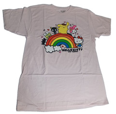 New Pink Hello Kitty And Friends XL Extra Large T-Shirt Free Shipping
