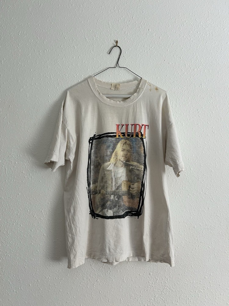 Kurt Cobain Nirvana Memorial tee 1995