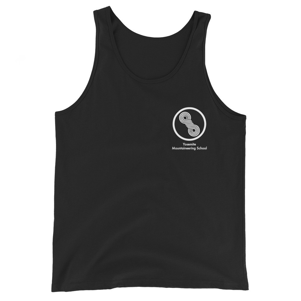 Go climb a rock. – Yosemite Mountaineering School – Cotton Tank Top