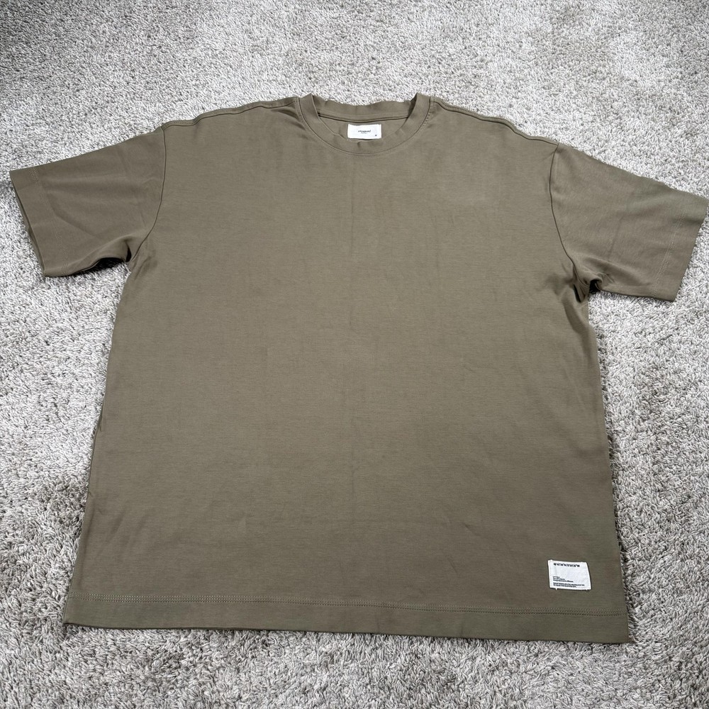 Reserved Supply Shirt Mens XL Green Oversized Stretch Basic Tee Crewneck Tagless