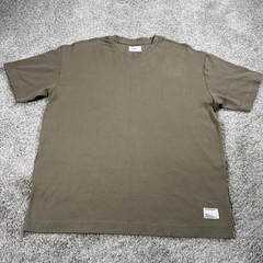 Reserved Supply Shirt Mens XL Green Oversized Stretch Basic Tee Crewneck Tagless