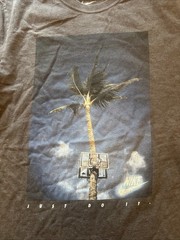 Vintage Jordan & Nike T Shirts Men Medium White Black Yellow Jumpman Dri Fit