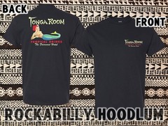 Retro Tiki Art Tee T Shirt Polynesian Bar Mug Tropical Tonga Room Mermaid