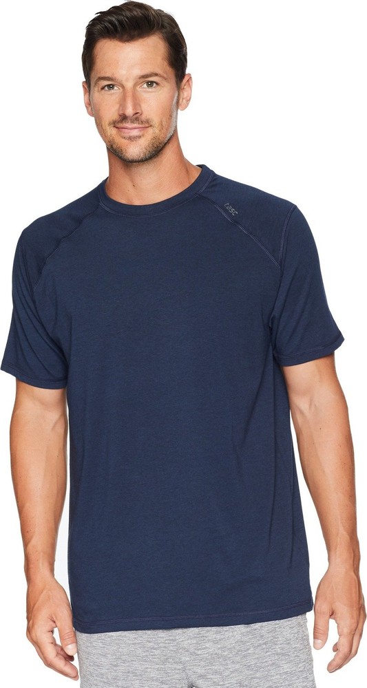 Men’s Classic Navy Carrollton T-Shirt, Size Large, Casual Everyday Wear Top
