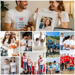 Custom Logo Photo Text Name T-Shirt Best Friend Birthday Keepsake Gift